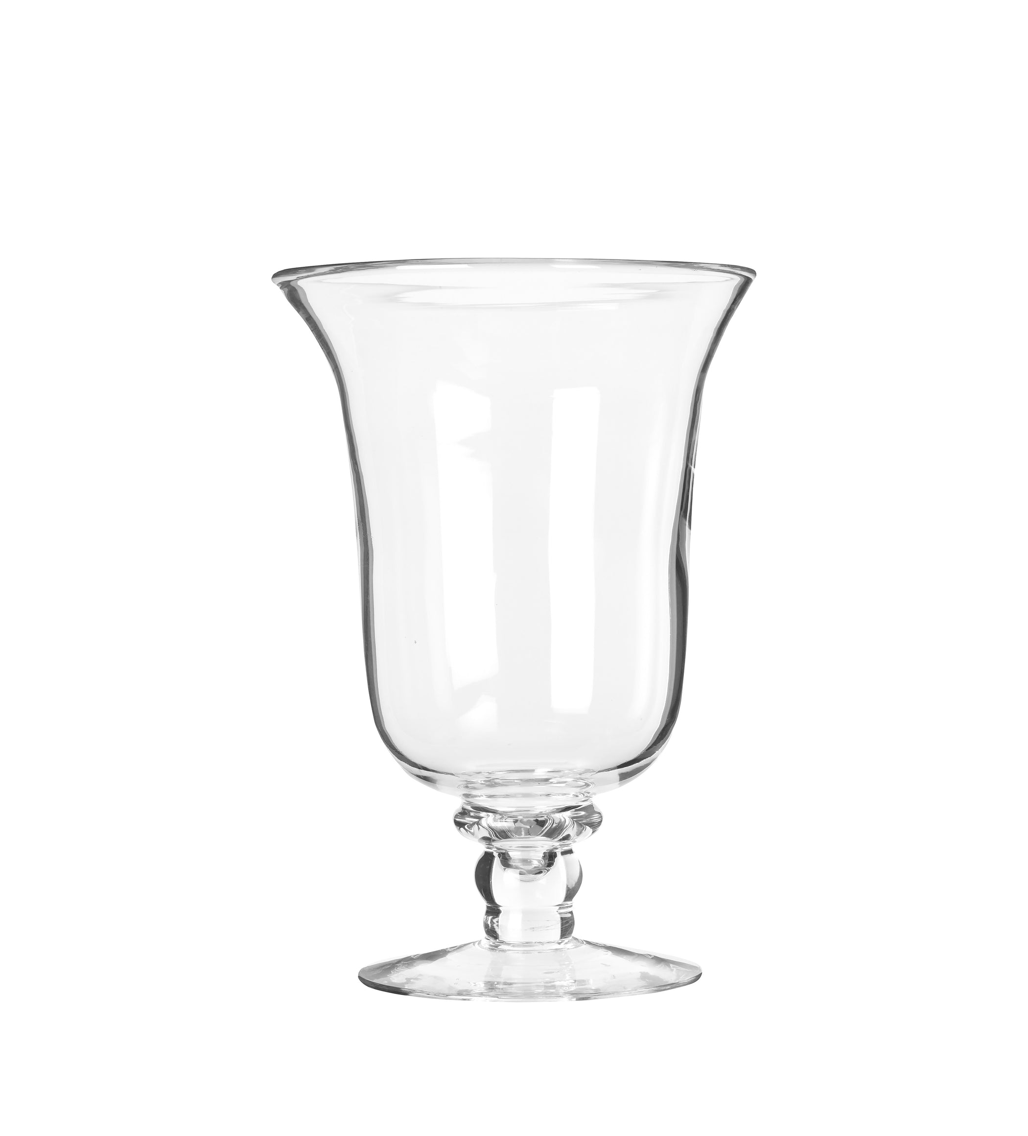 Glass Hurricane Vase/Candle Holder - Large - Clear