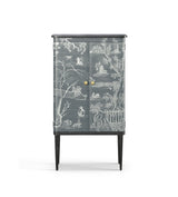 Gonglin Wine Cabinet - Petrol