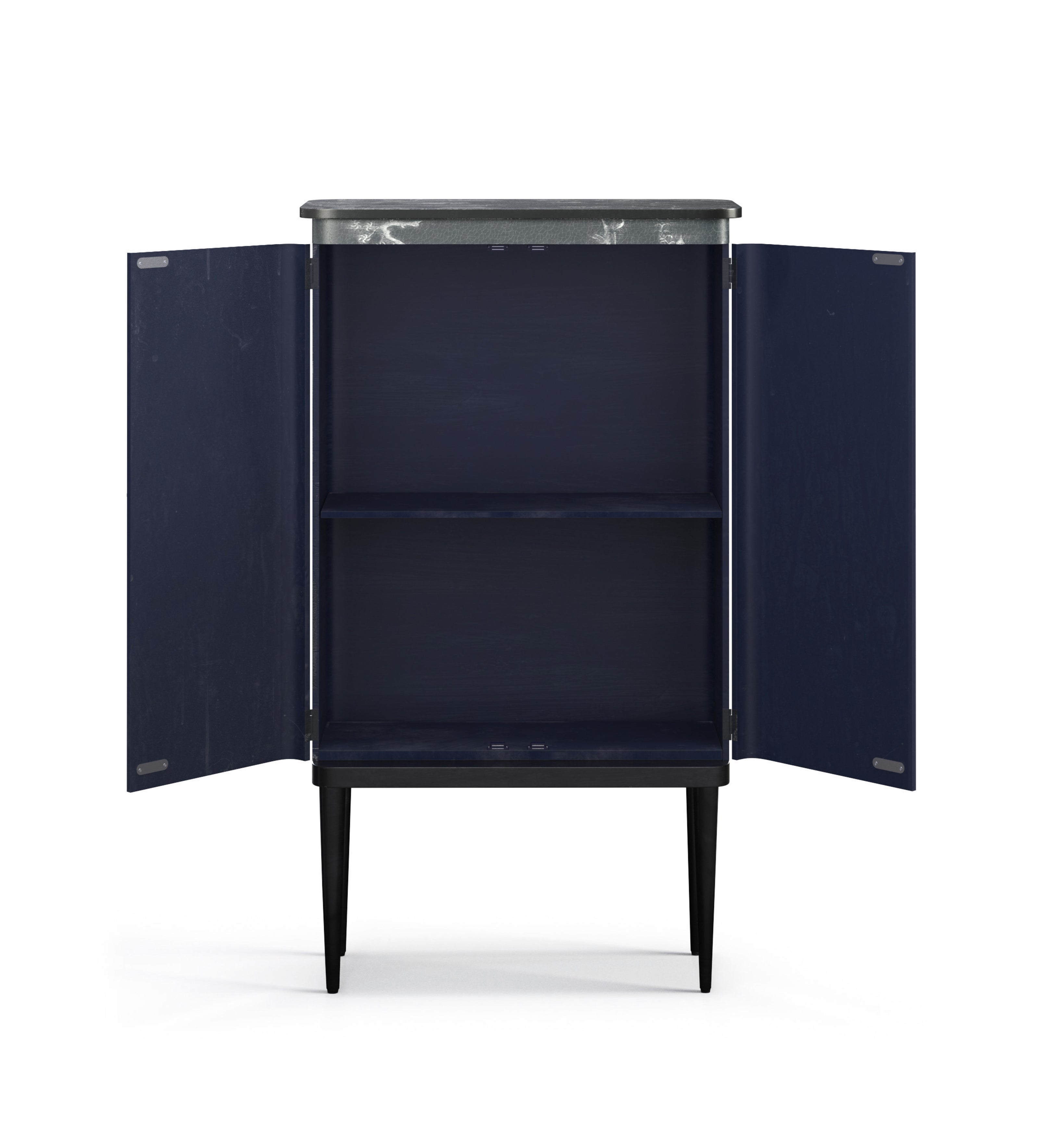 Gonglin Wine Cabinet - Petrol