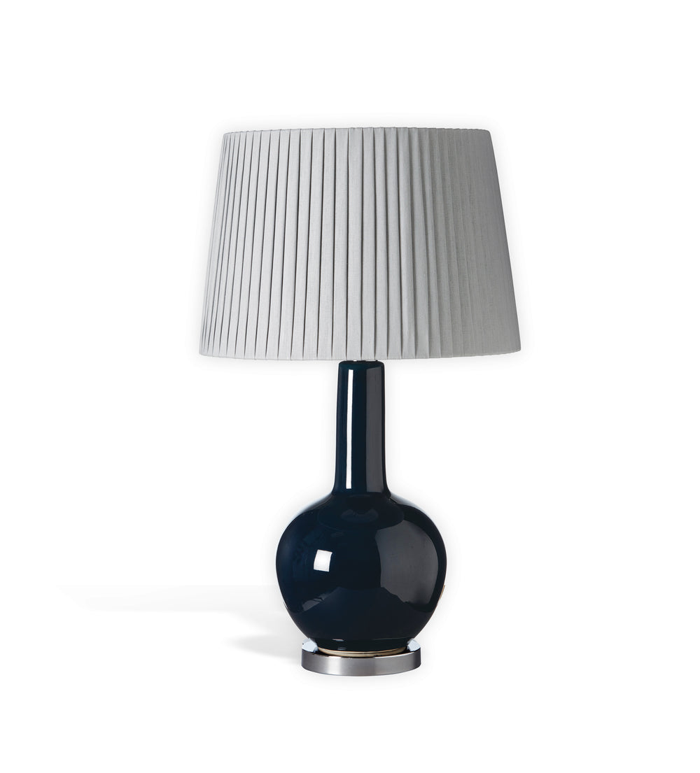 Grenadilla Table Lamp - Peacock