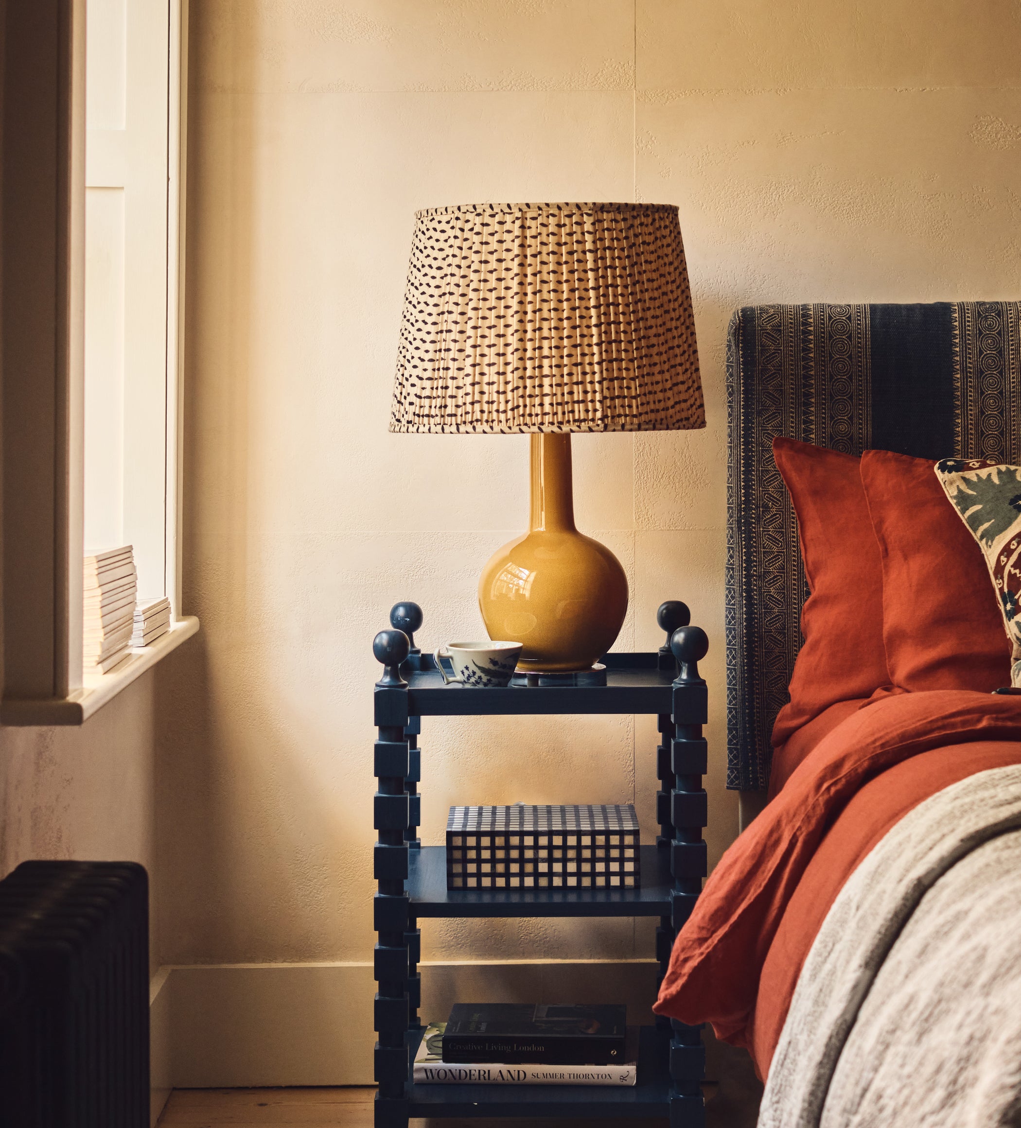 Grenadilla Table Lamp Base - Saffron
