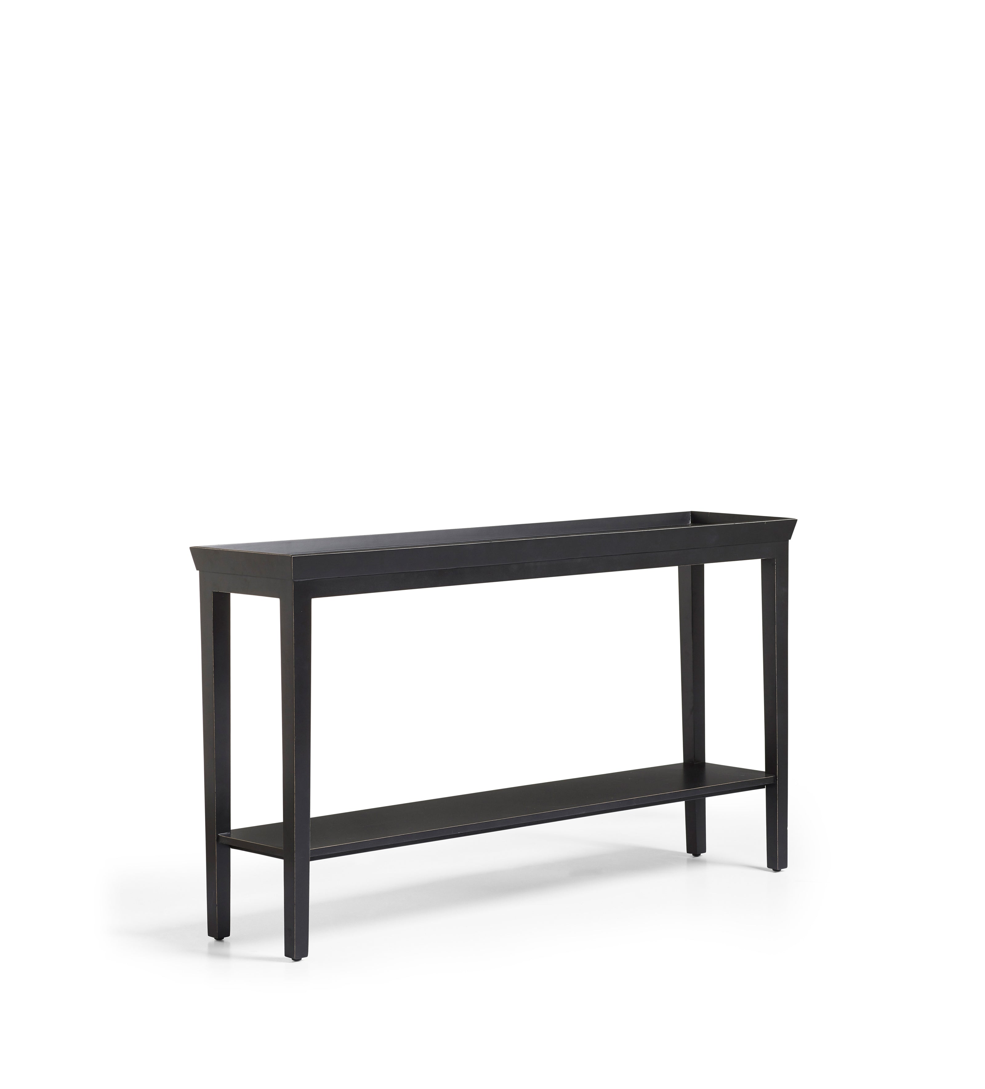Gustavian Console Table - Jet
