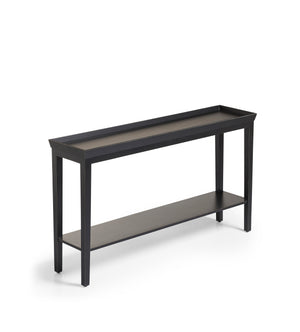 Gustavian Console Table - Jet Black | OKA