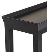 Gustavian Console Table - Jet
