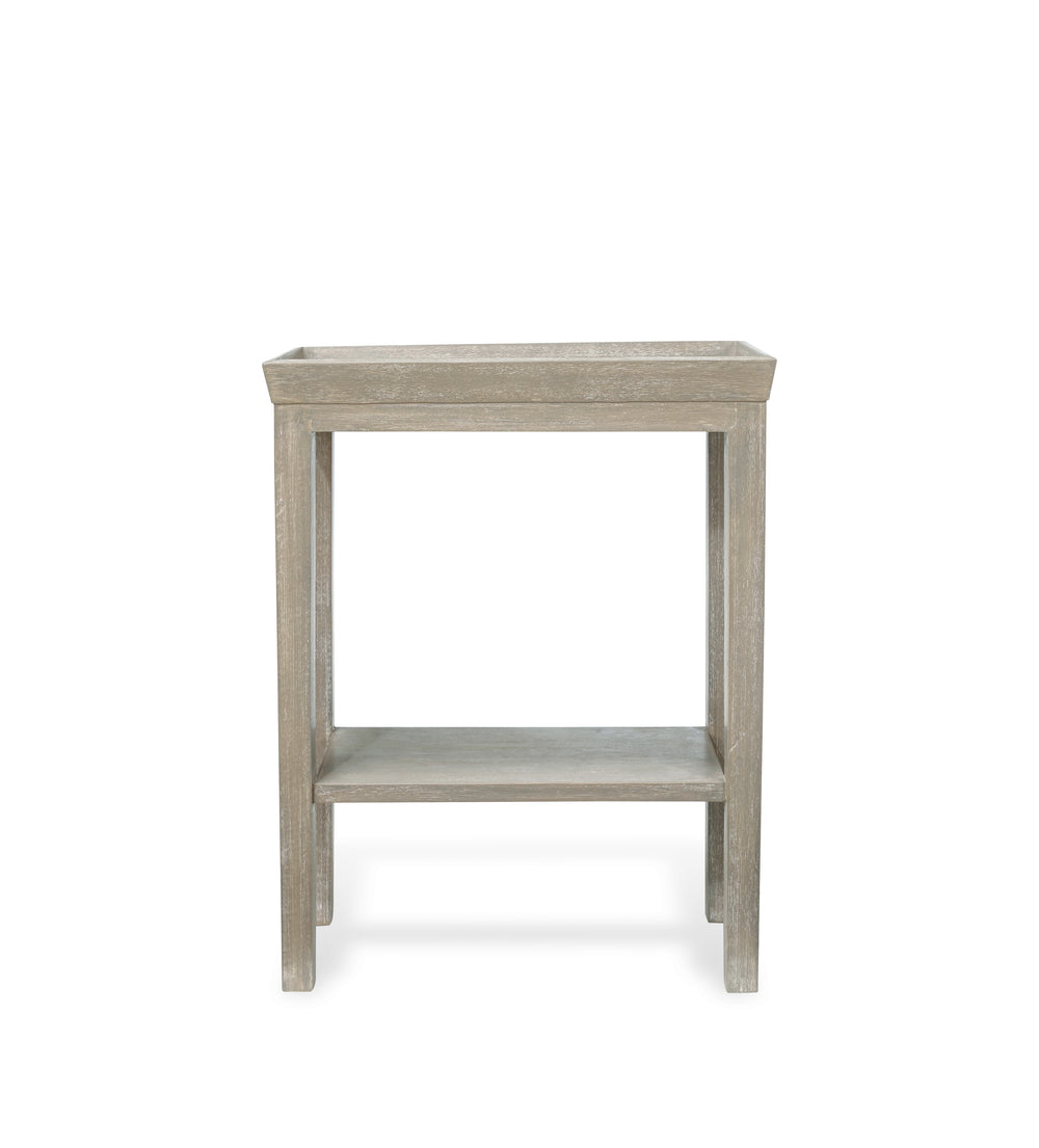 Gustavian Sofa Side Table - Silver Birch