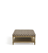 Gwendolen Serigraph Coffee Table/Ottoman - Black/Natural