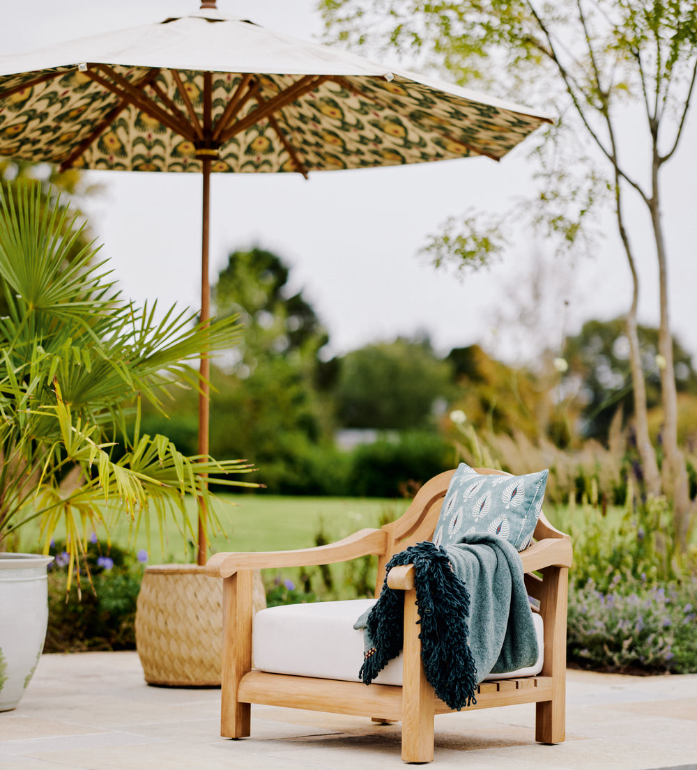 Hanway Bhukara Parasol Set – Marine Blue