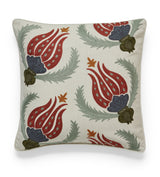 Hazra Cushion Cover - Air Force Blue/Russet