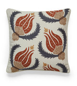 Hazra Cushion Cover - Warm Red