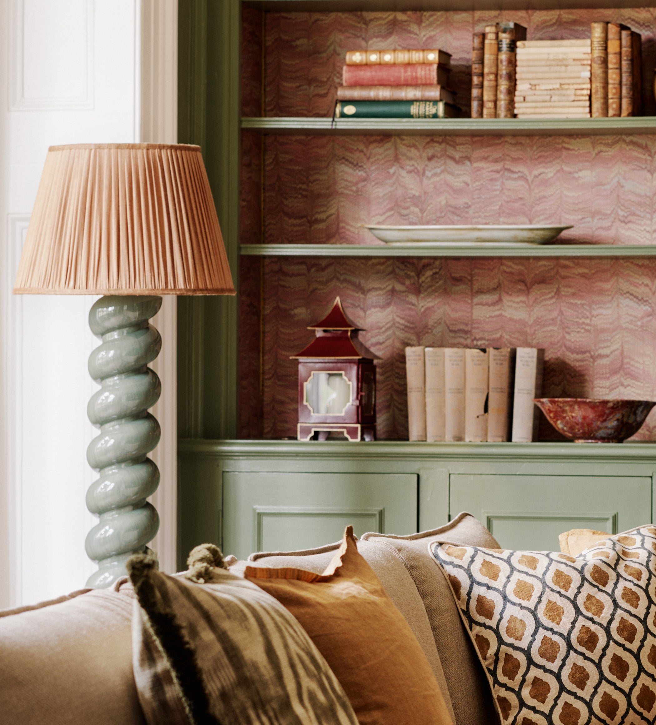 Henshall Floor Lamp Base - Seafoam