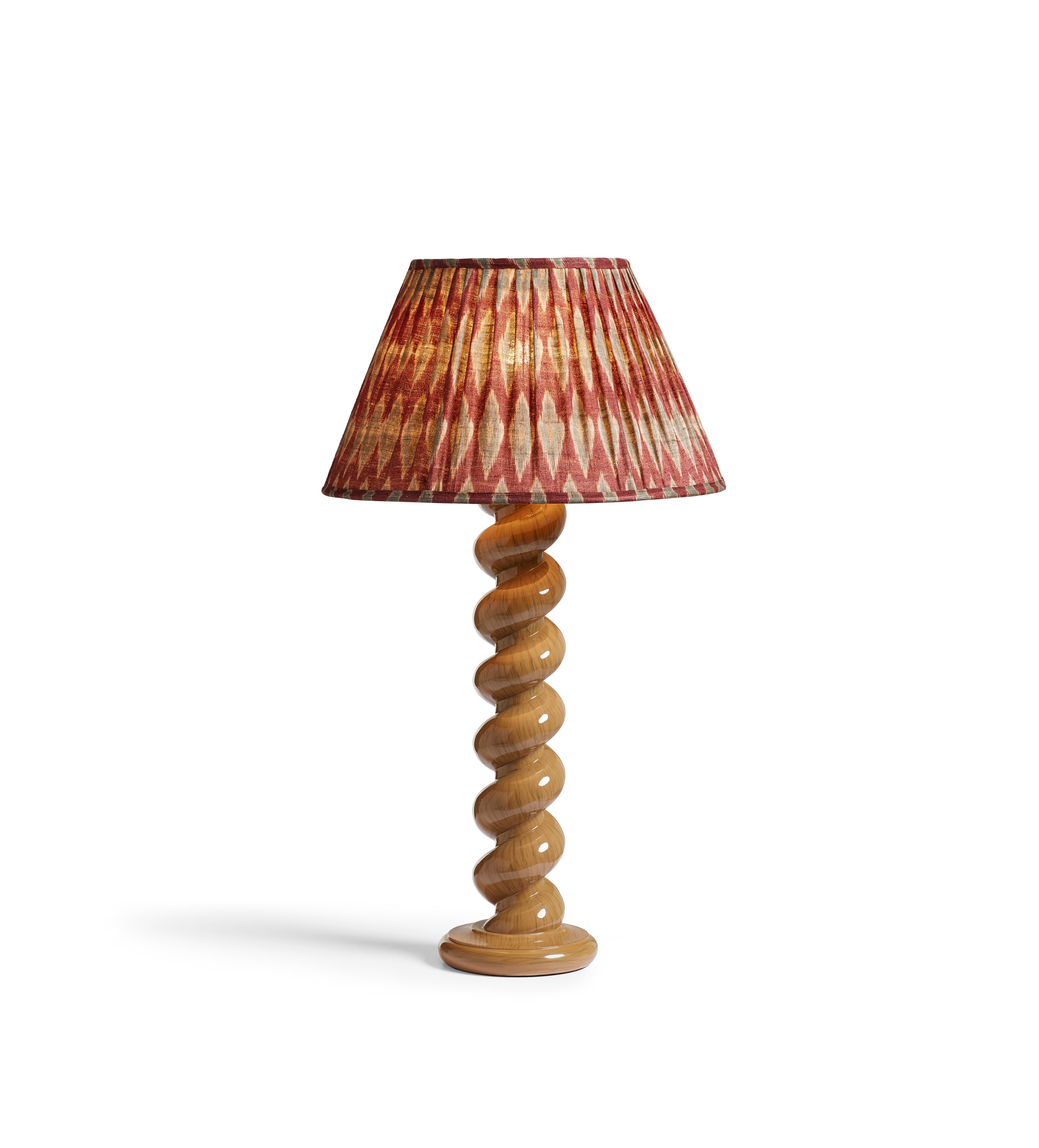 Henshall Table Lamp Base - Washed Orange | OKA