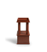 Herbert Sofa Side Table - Earthy Red