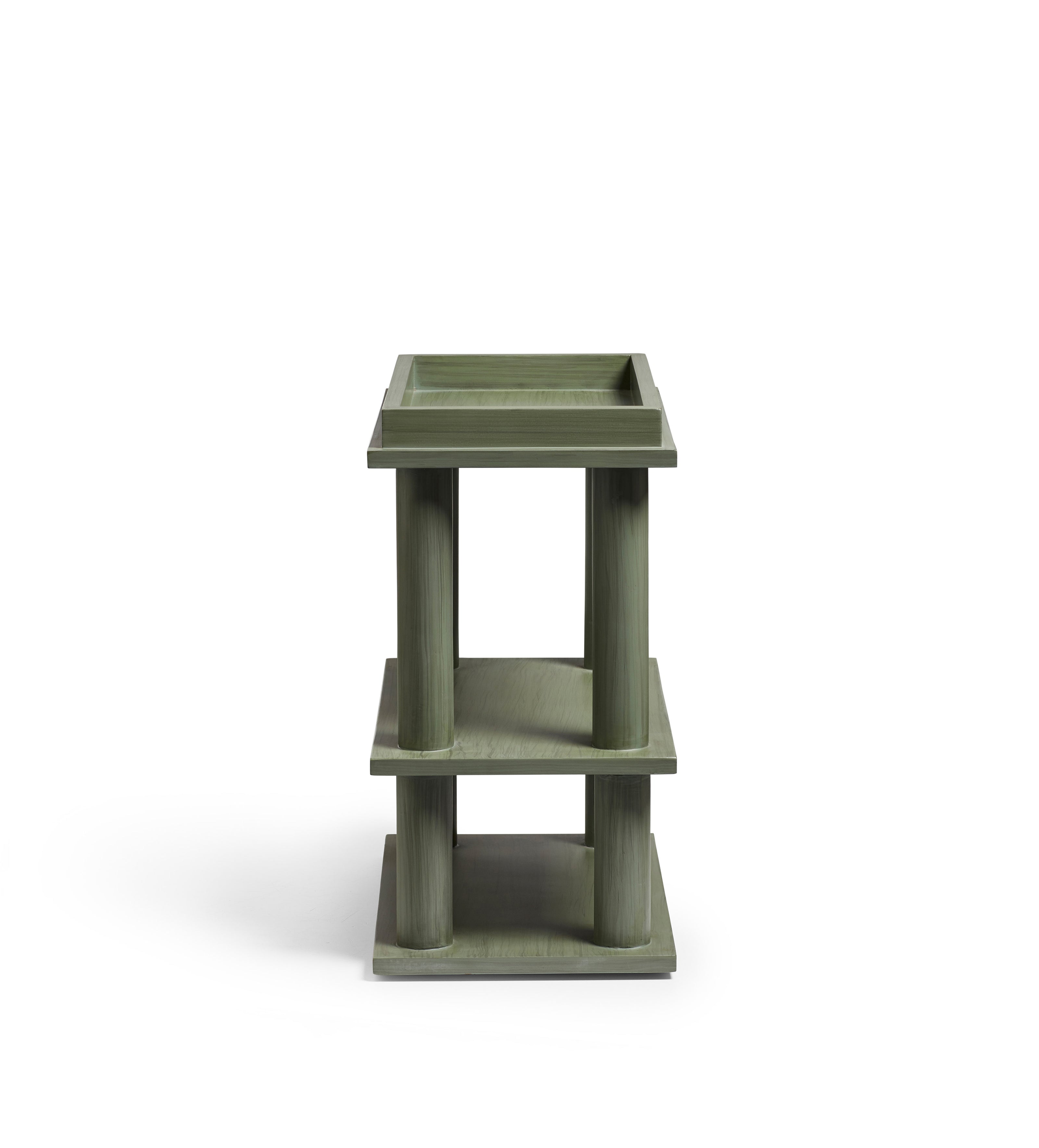 Herbert Sofa Side Table - Seafoam