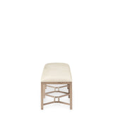 Hester Bench - Flaxen Diamond Twill