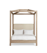 Hester Four-Poster Bed - Super King - Bleached Oak
