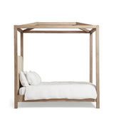 Hester Four-Poster Bed - Super King - Bleached Oak