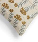 Highweald Cushion Cover - Ochre/Seafoam