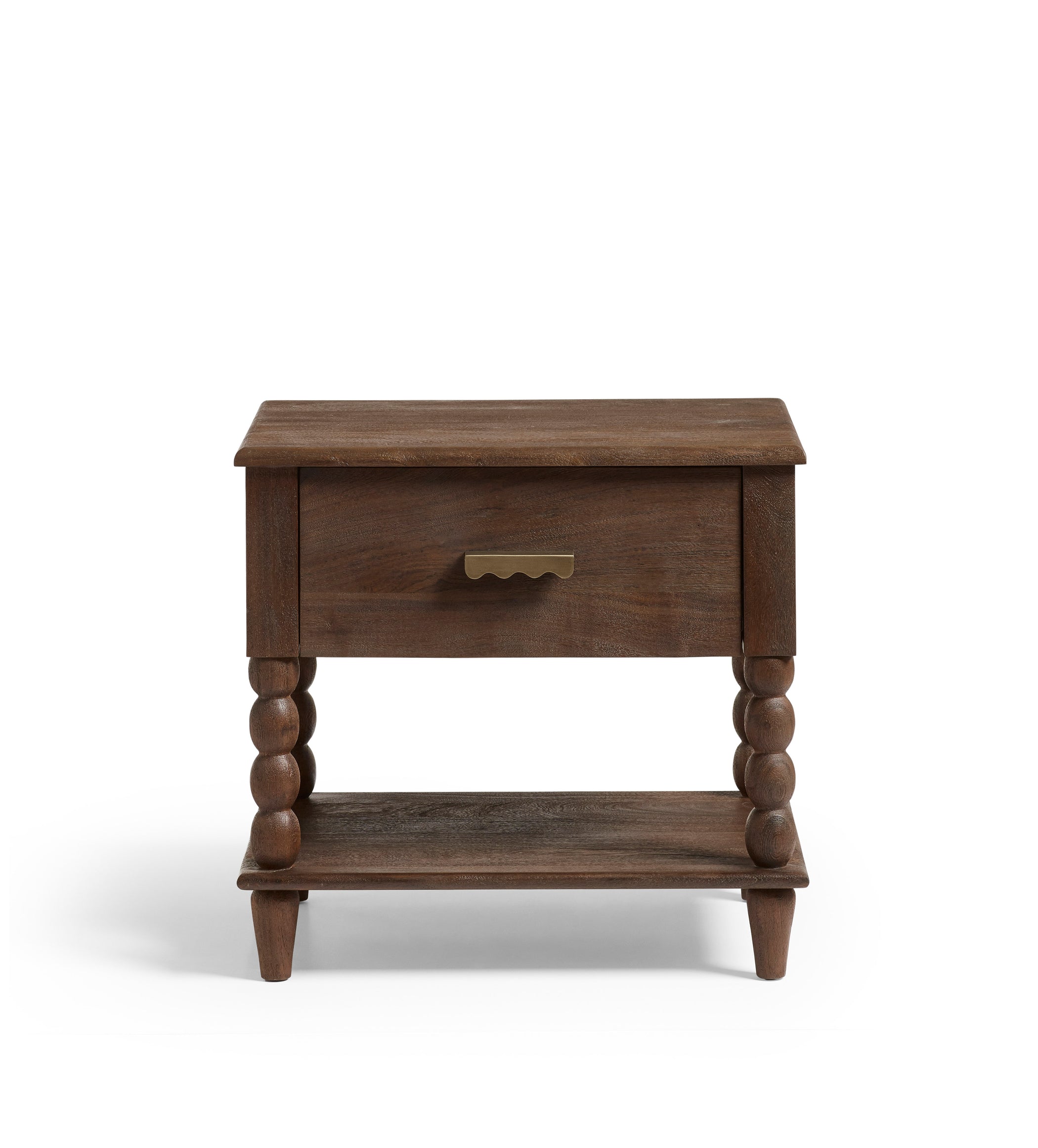 Hilltop Bedside Table – Smoked Acacia