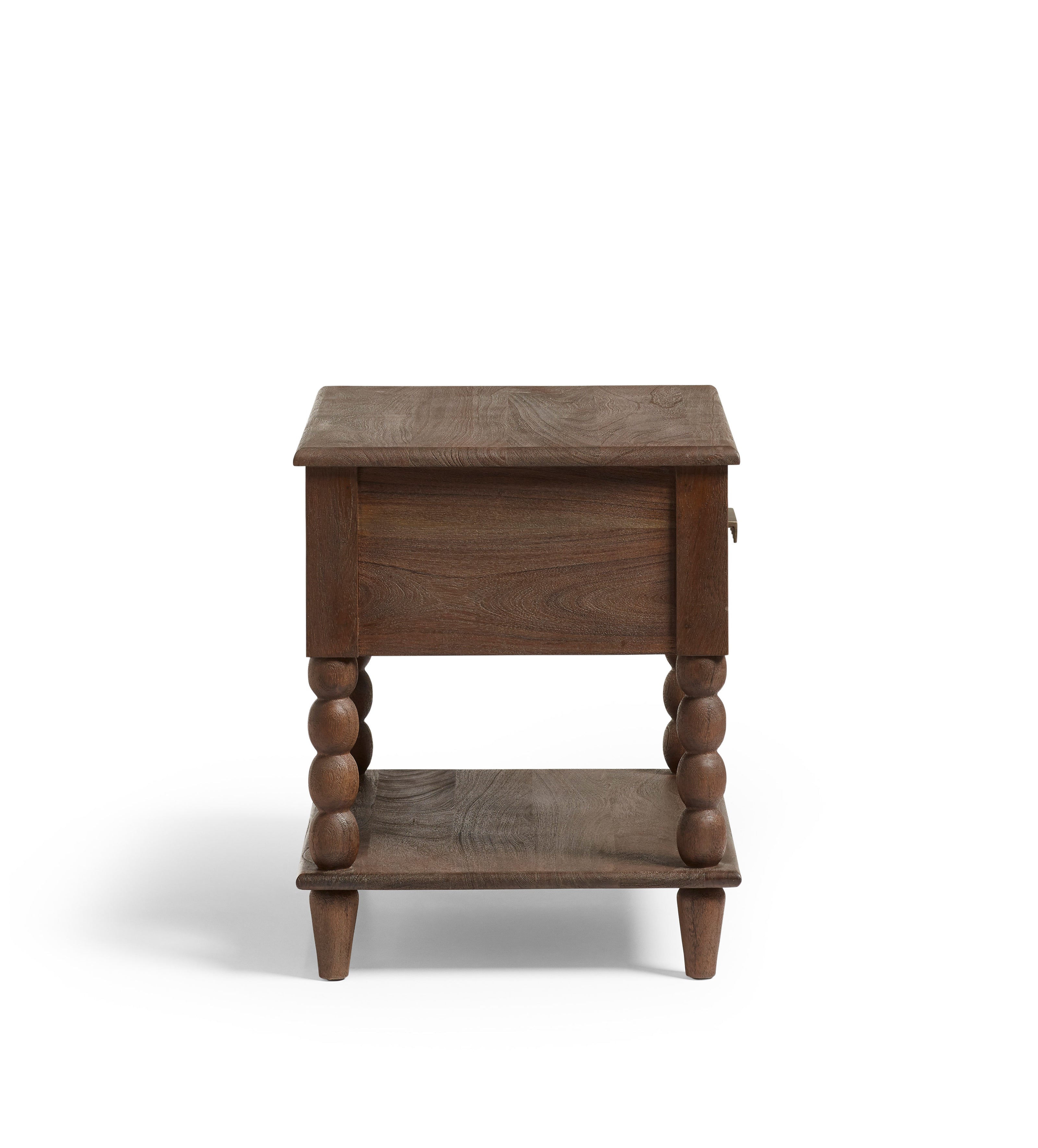 Hilltop Bedside Table – Smoked Acacia