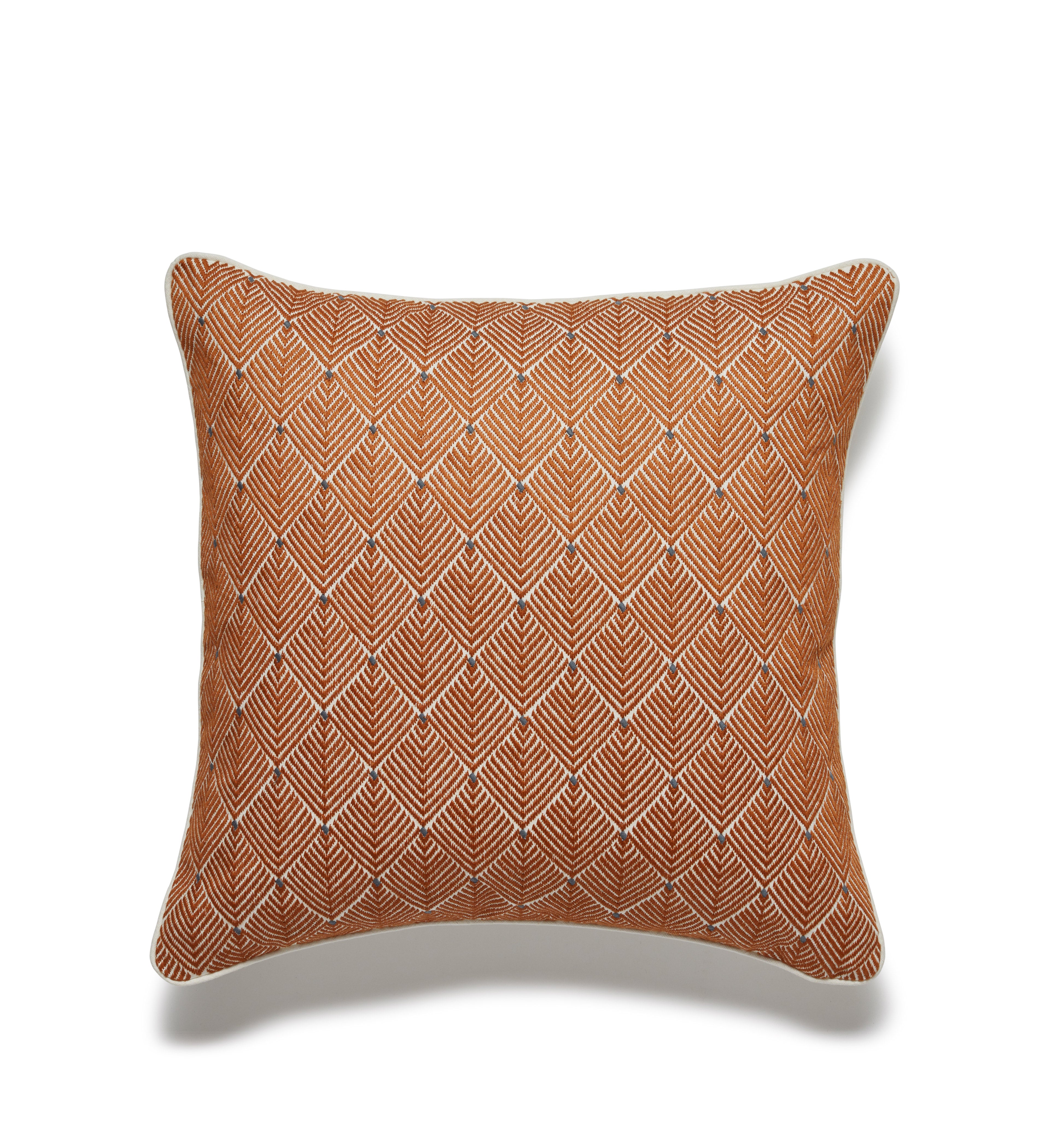 Hirkani Dot Cushion Cover - Dirty Orange | OKA