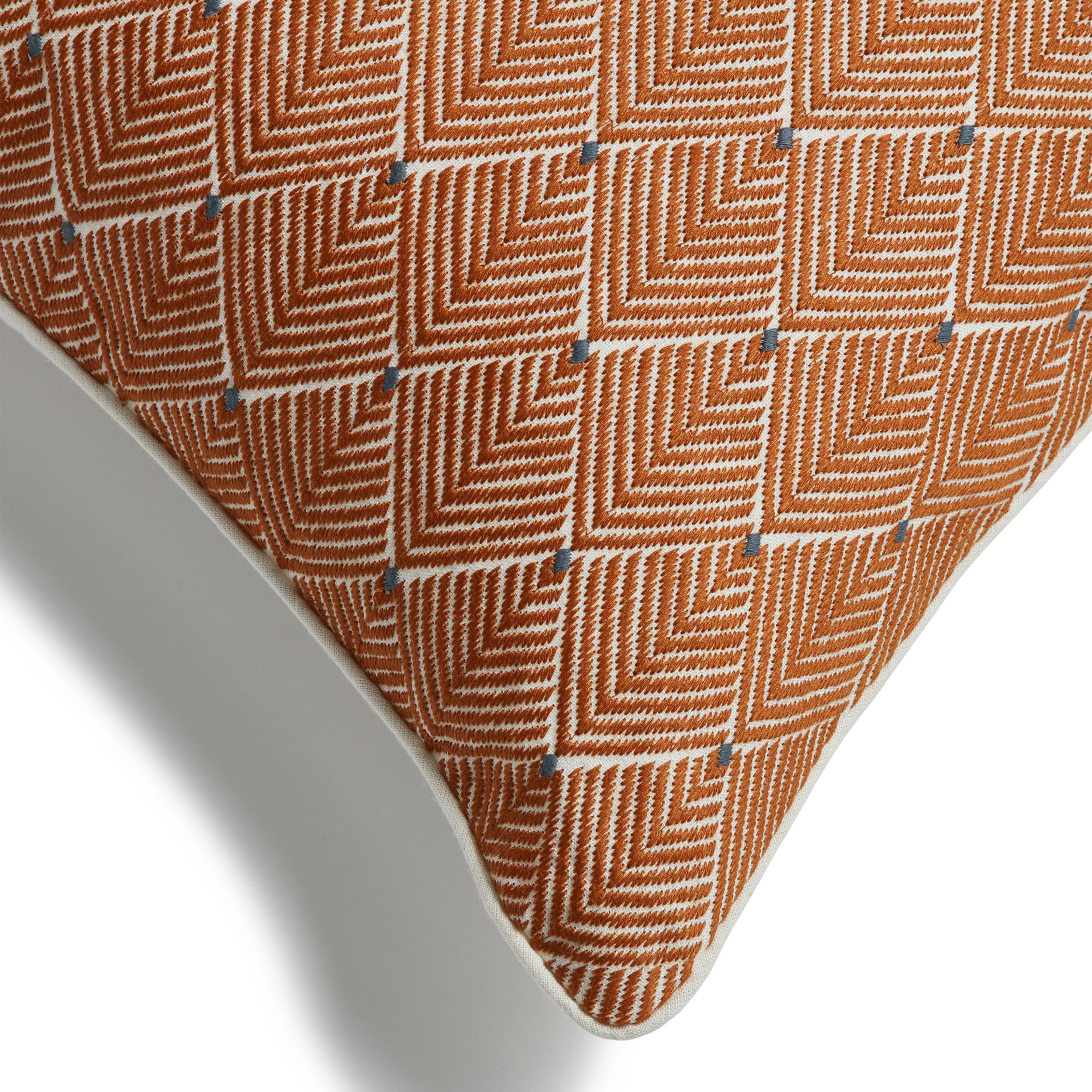 Hirkani Dot Cushion Cover - Dirty Orange