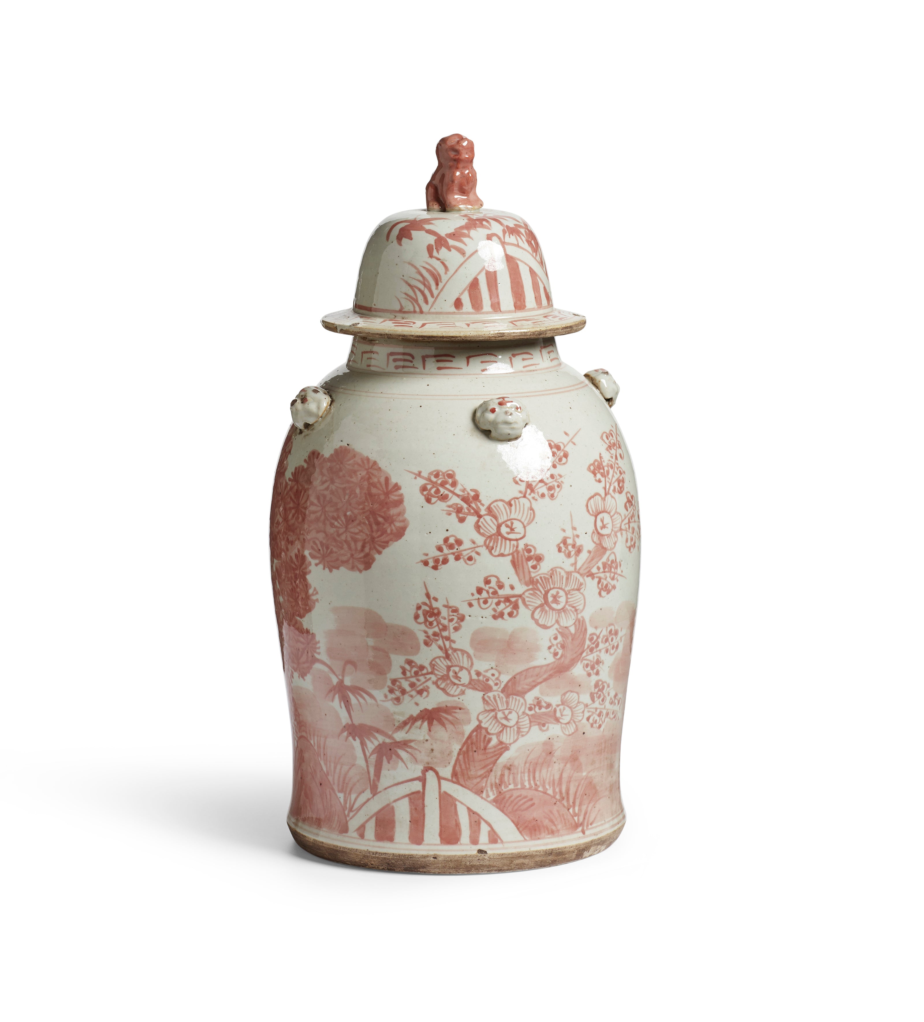 Huangshan Lidded Jar - Red