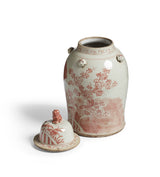 Huangshan Lidded Jar - Red
