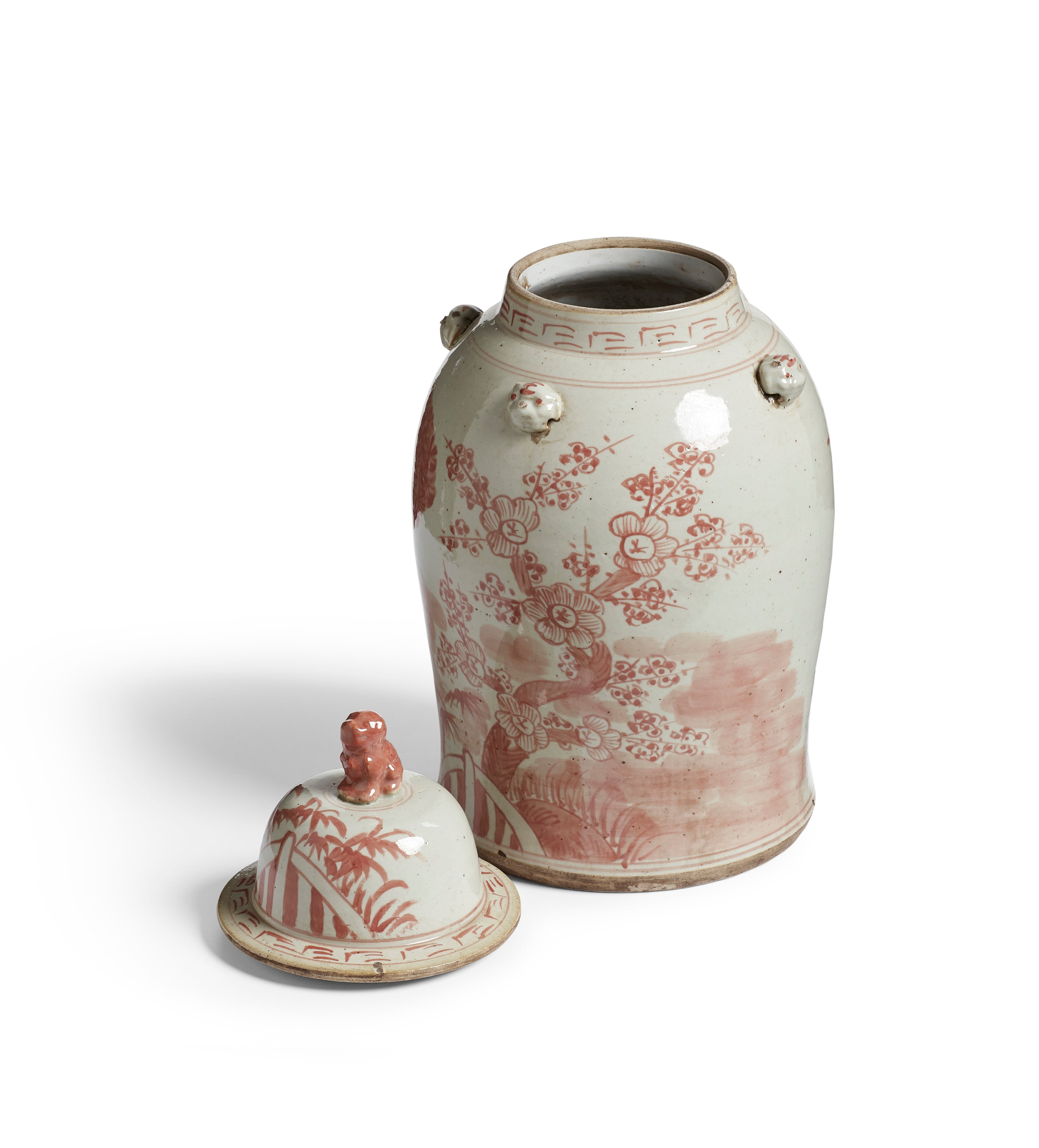 Huangshan Lidded Jar - Red