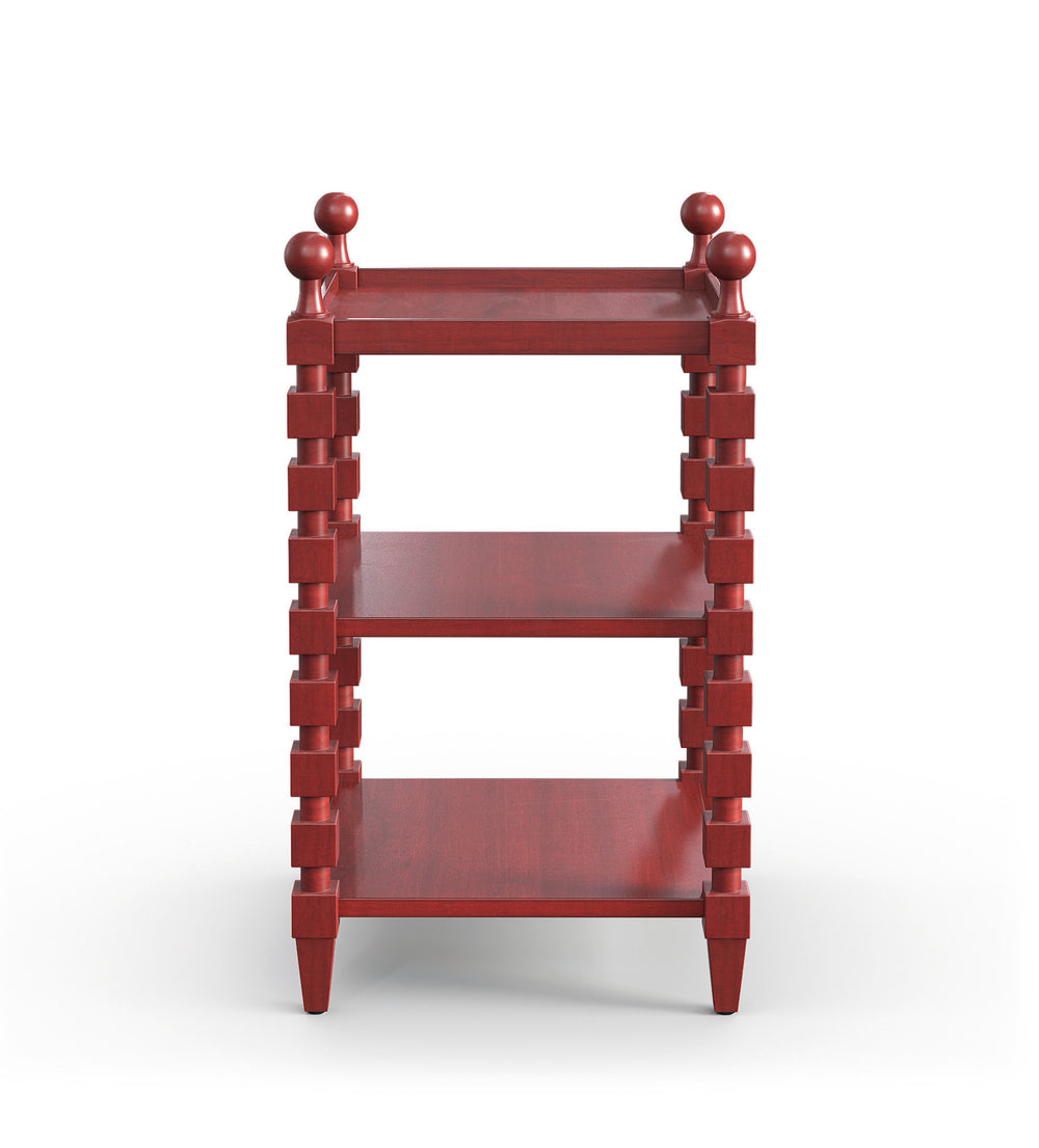 Huxley Side Table - Brushed Red