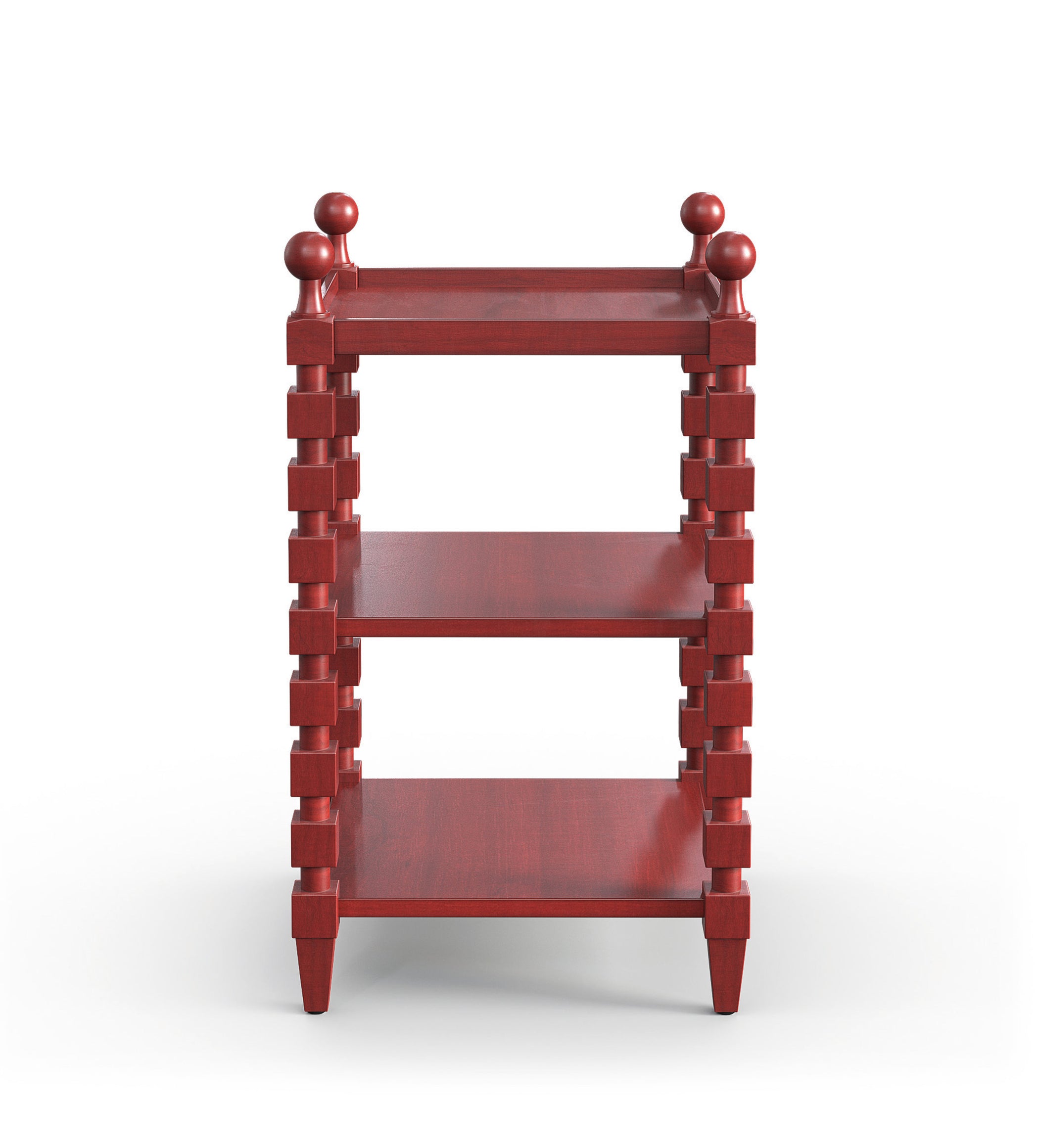 Huxley Side Table - Brushed Red
