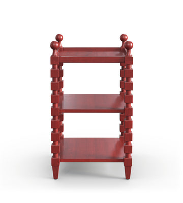 Huxley Side Table - Brushed Red