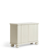 Ingrid Turned Bun Cabinet - Chalk