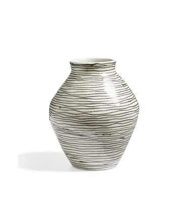 Inko Vase - Black/White