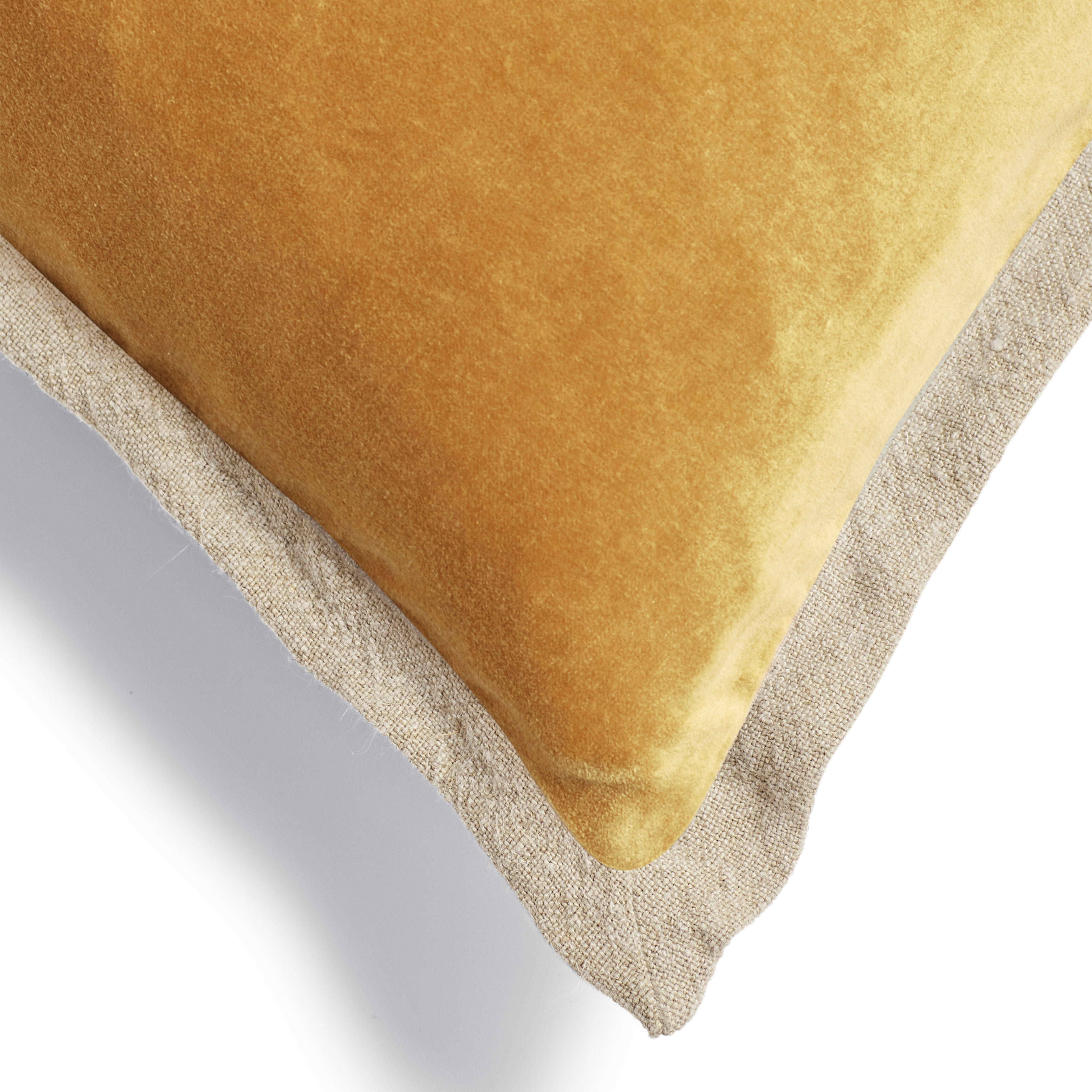 Isla Cushion Cover - Dijon Yellow | OKA