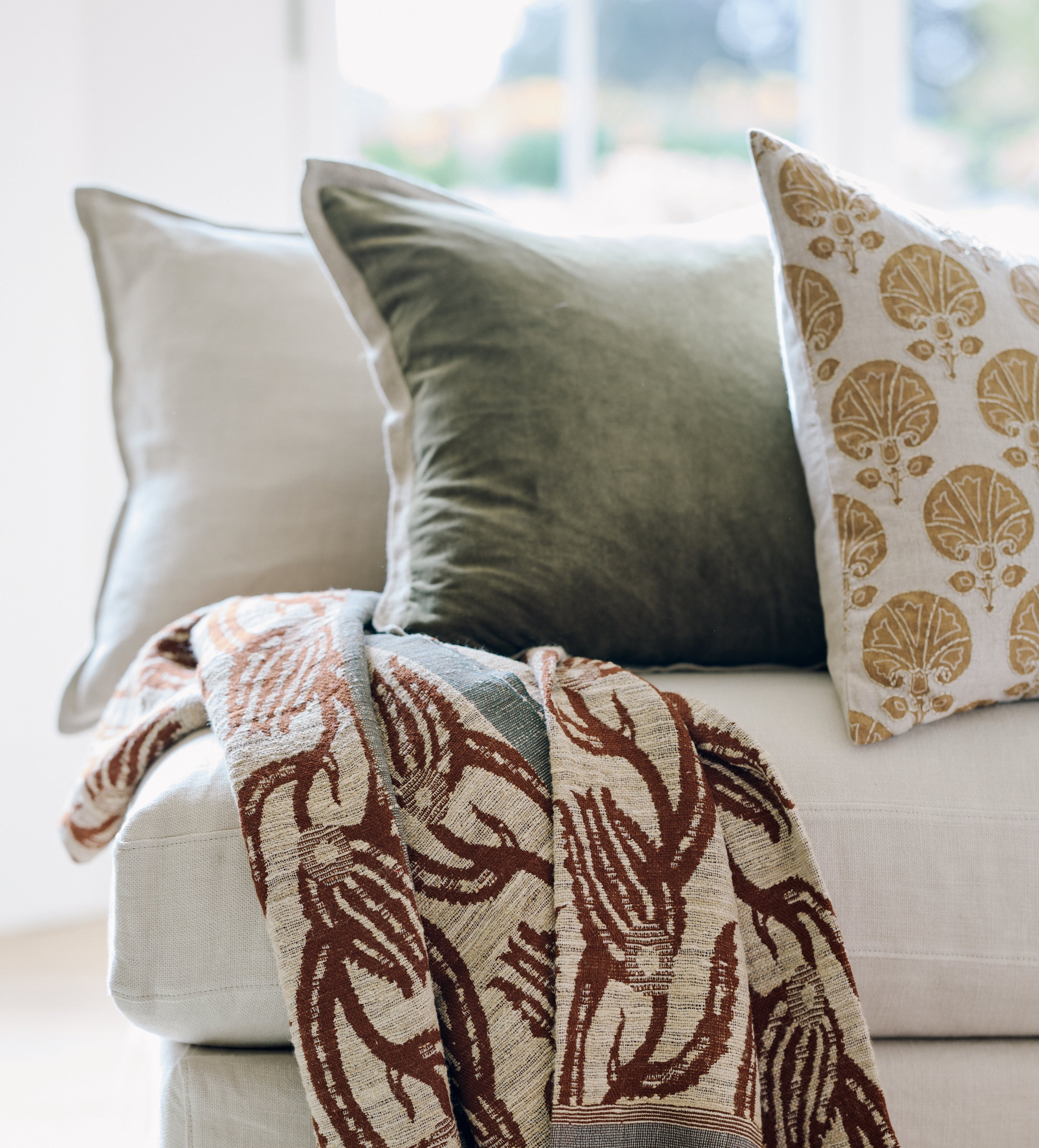 Isla Cushion Cover - Spruce