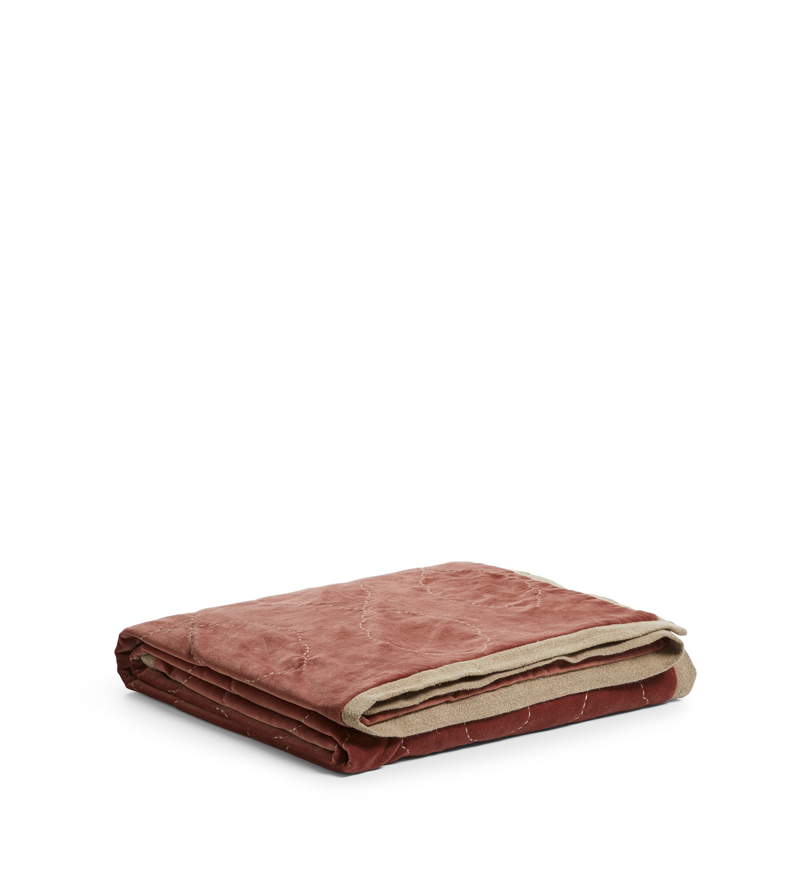 Isla Kantha Throw - Earthy Red