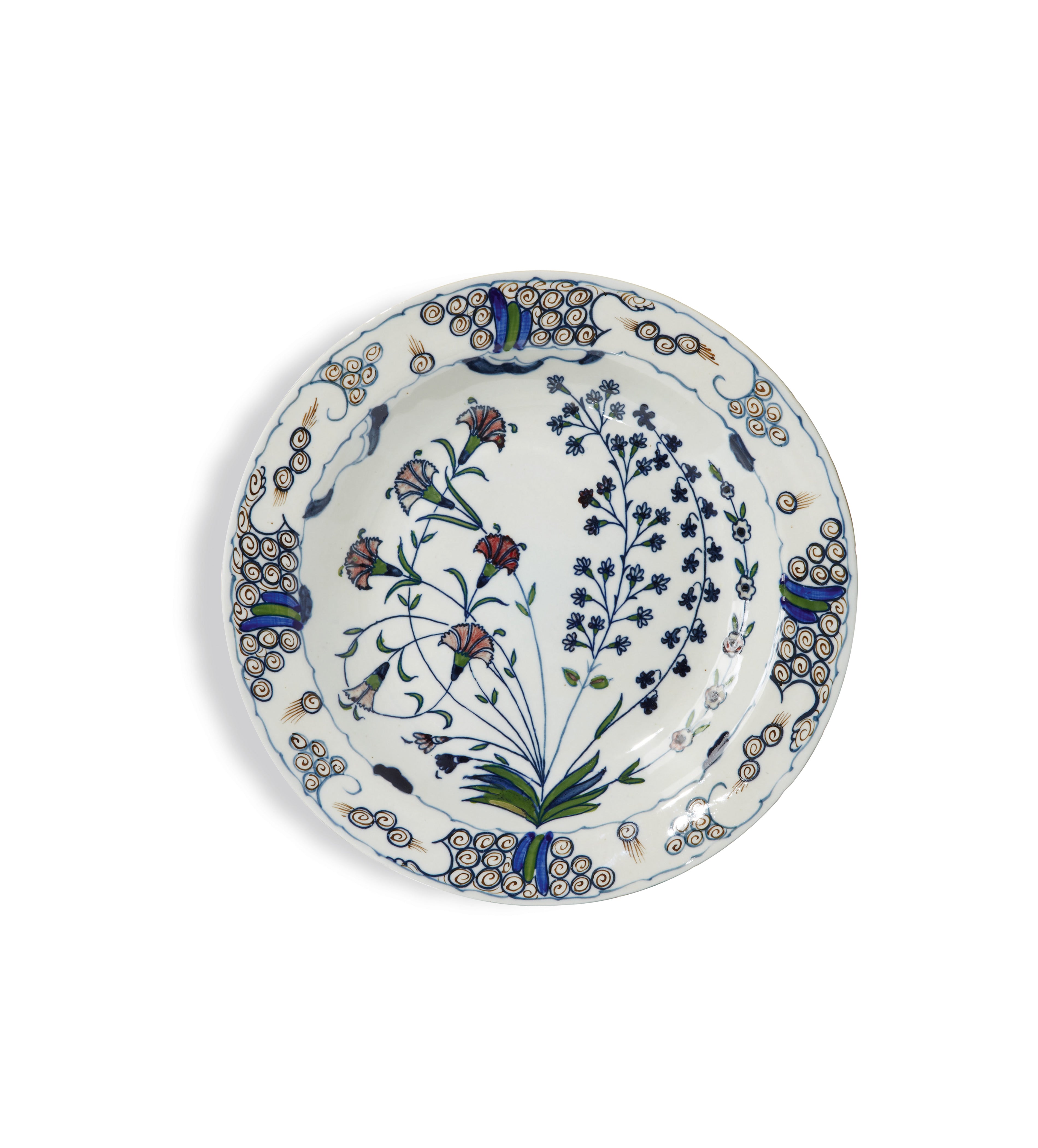 Isphahan Small Dinner Plates - Set of Four - Multi-Coloured | OKA