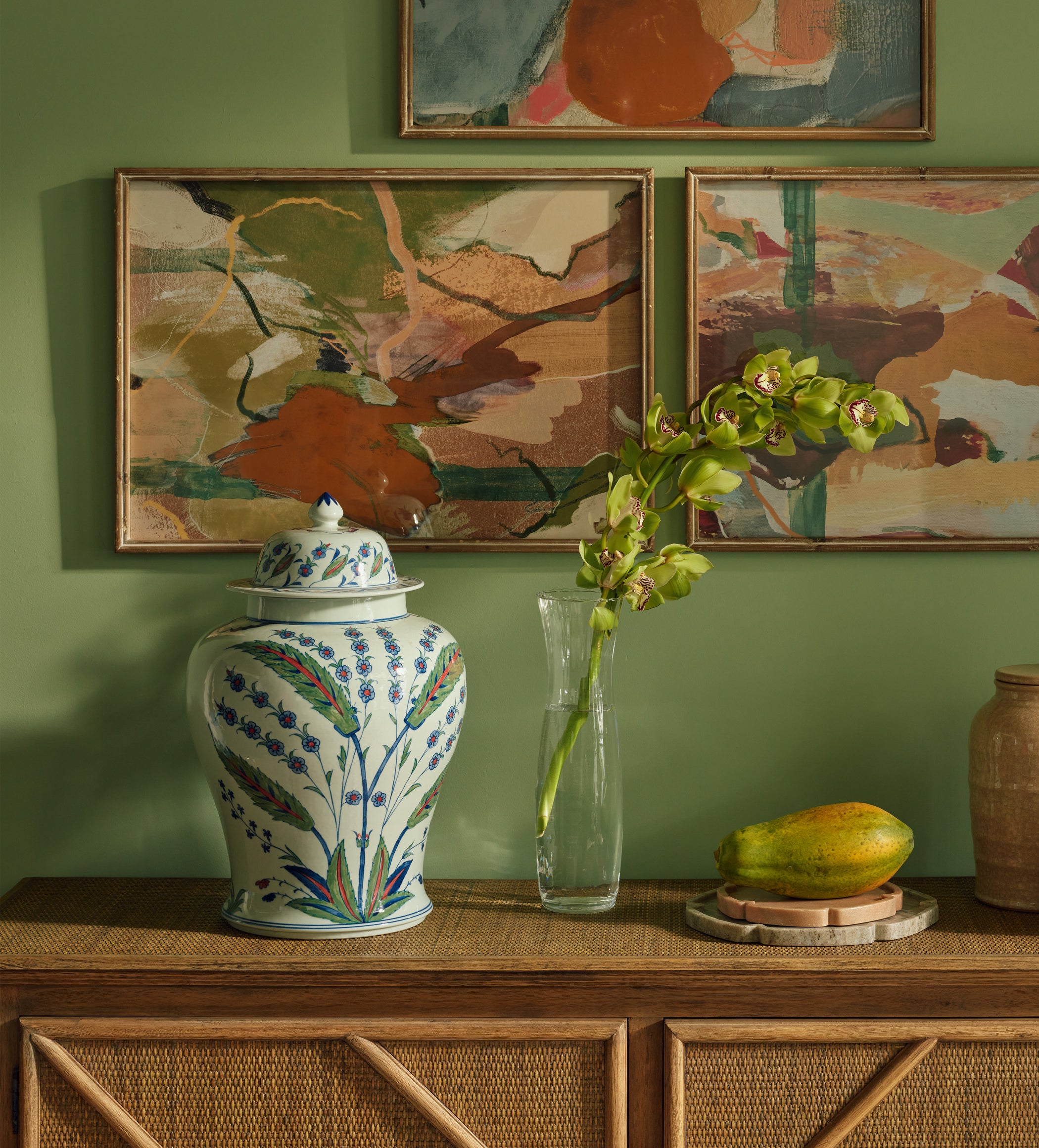 Isphahan Lidded Jar - Multi