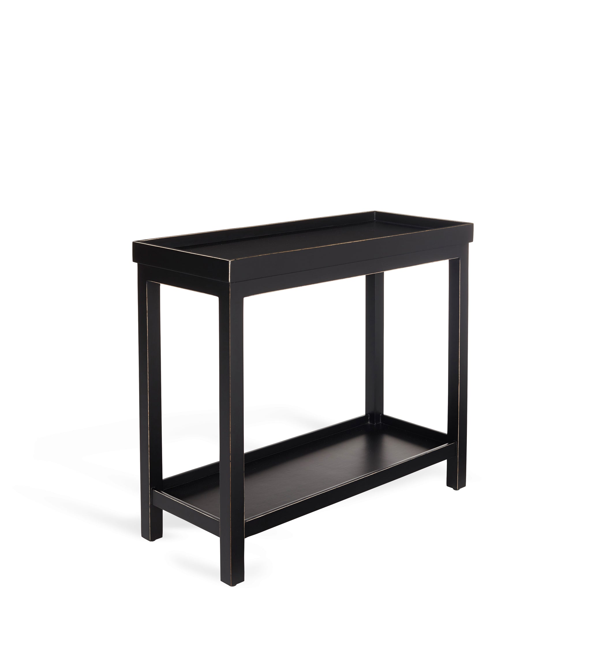 Jet Side Table - Rubbed Black