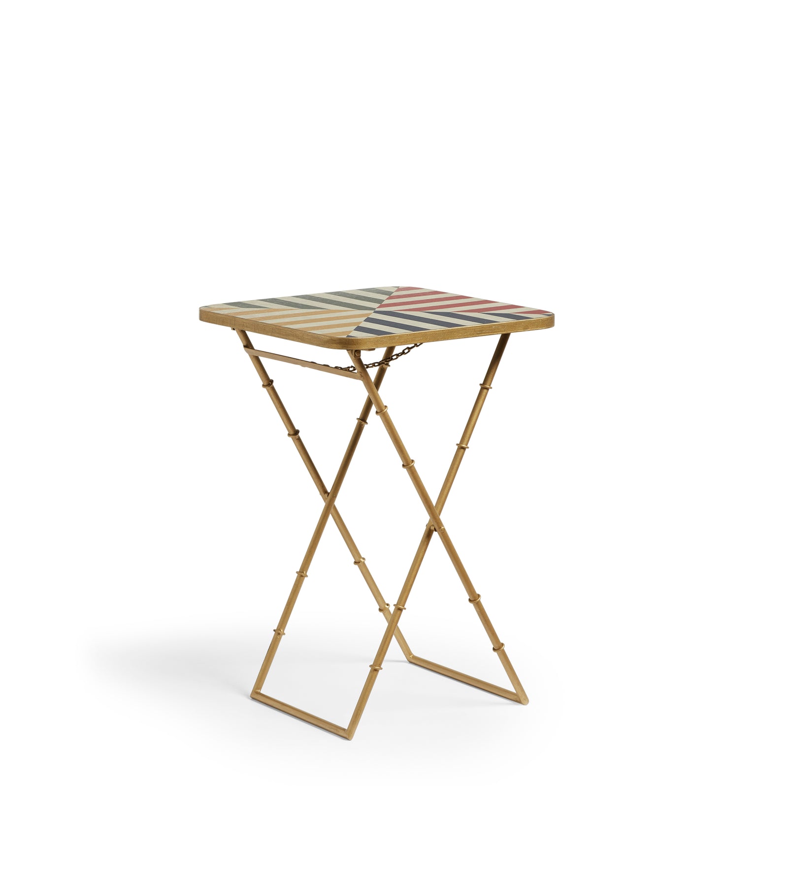 Joshuah Folding Side Table - Multi