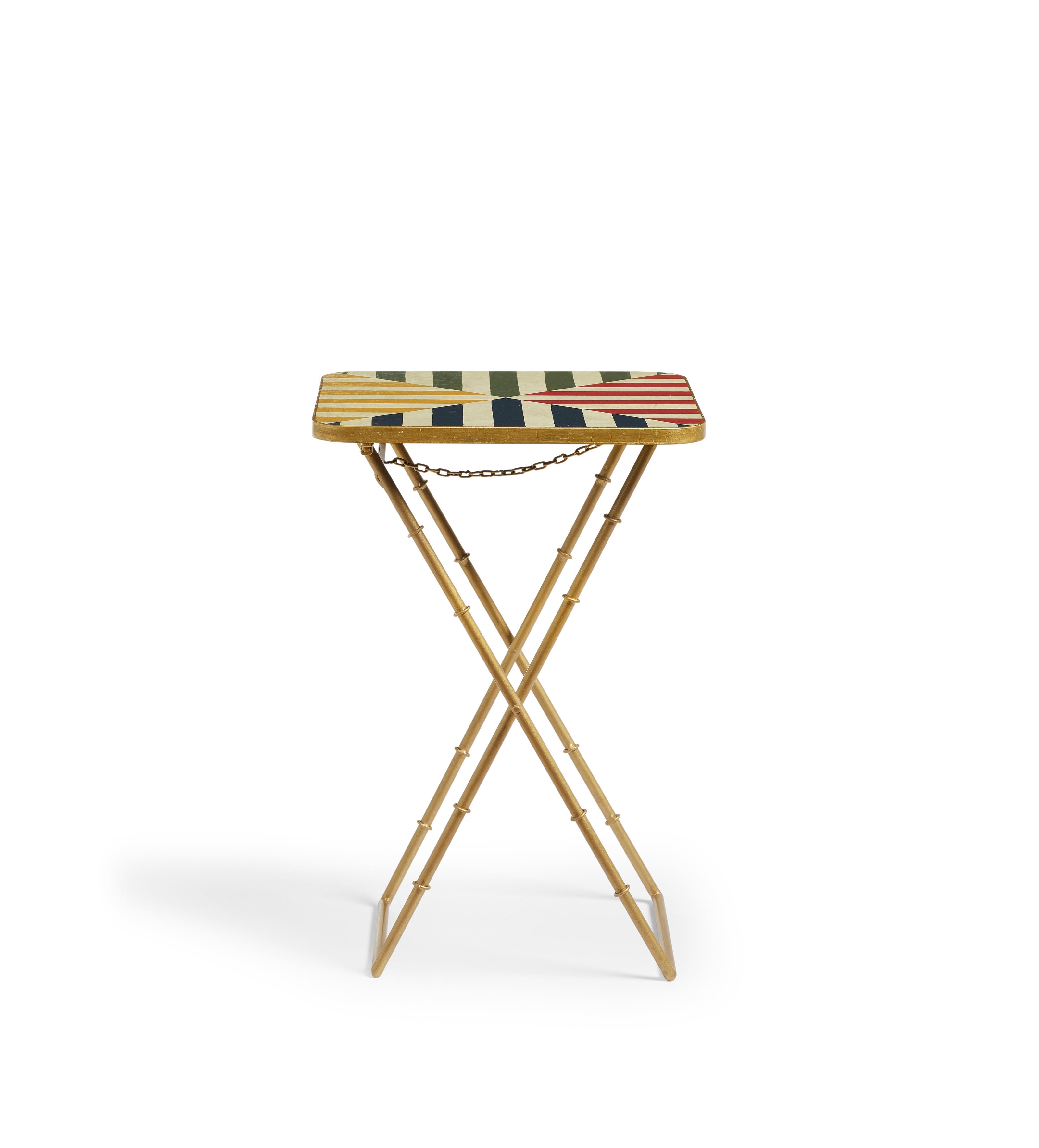 Joshuah Folding Side Table - Multi