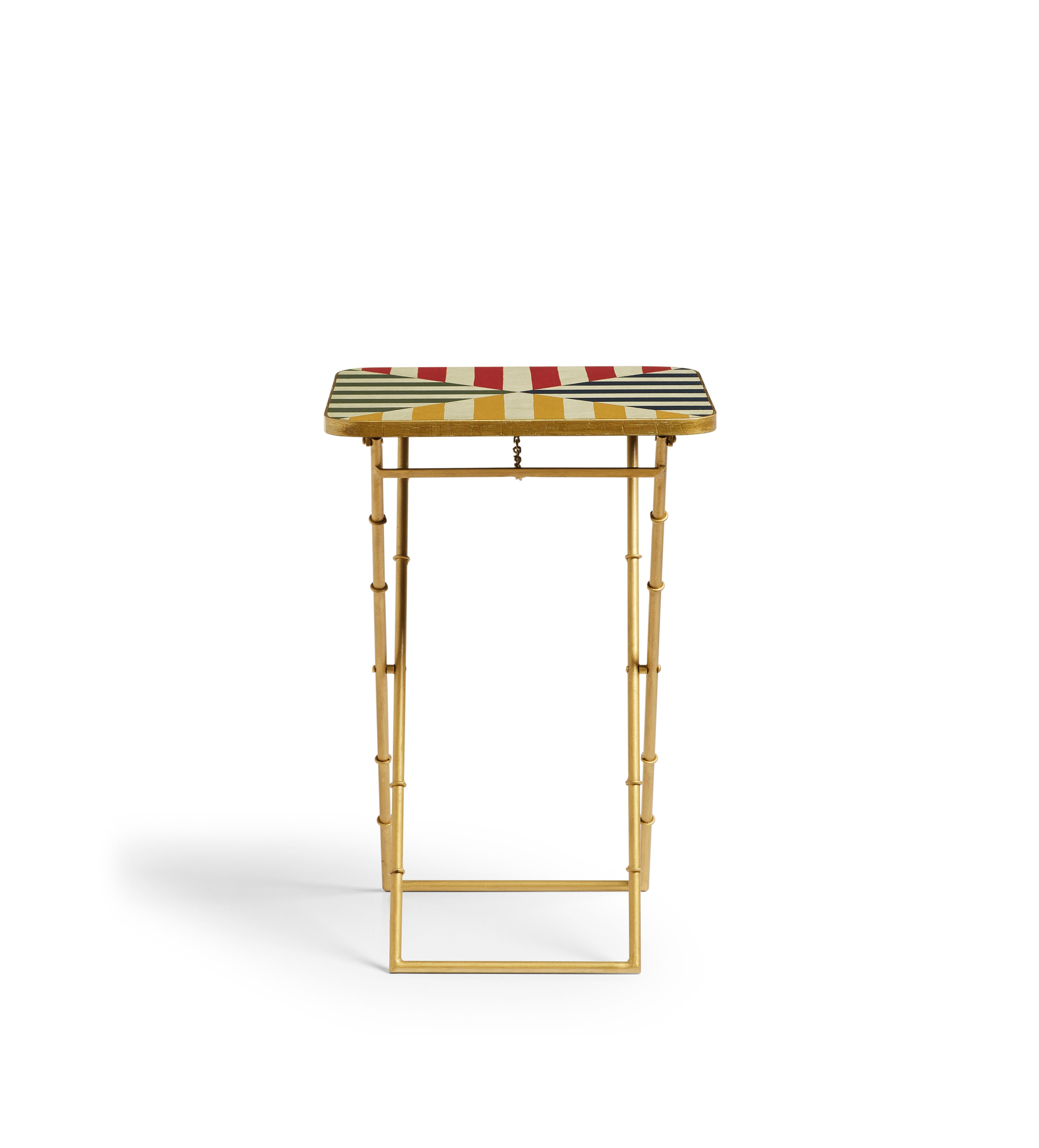 Joshuah Folding Side Table - Multi