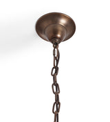 Kaihua Tiered Glass Chandelier - Large - Olive