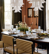 Kaihua Tiered Glass Chandelier - Small - White