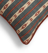 Kalimantan Cushion Cover - Air Force Blue/Russet