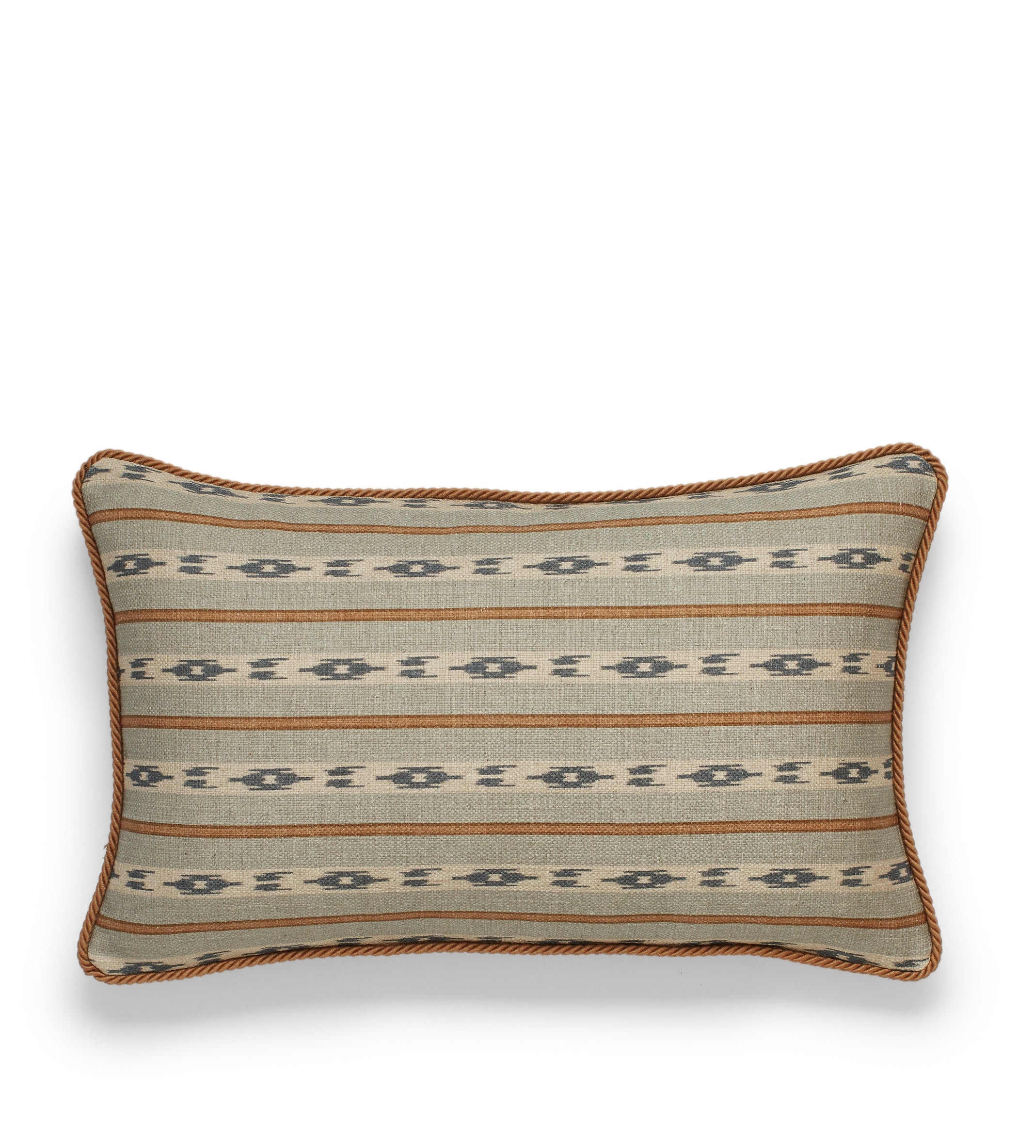 Kalimantan Cushion Cover - Green/Air Force Blue