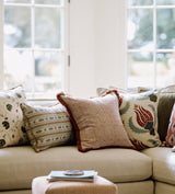 Kalimantan Cushion Cover - Green/Air Force Blue