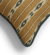 Kalimantan Cushion Cover - Ochre/Petrol