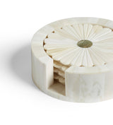 Kamala Coasters - Set of Four - Bone
