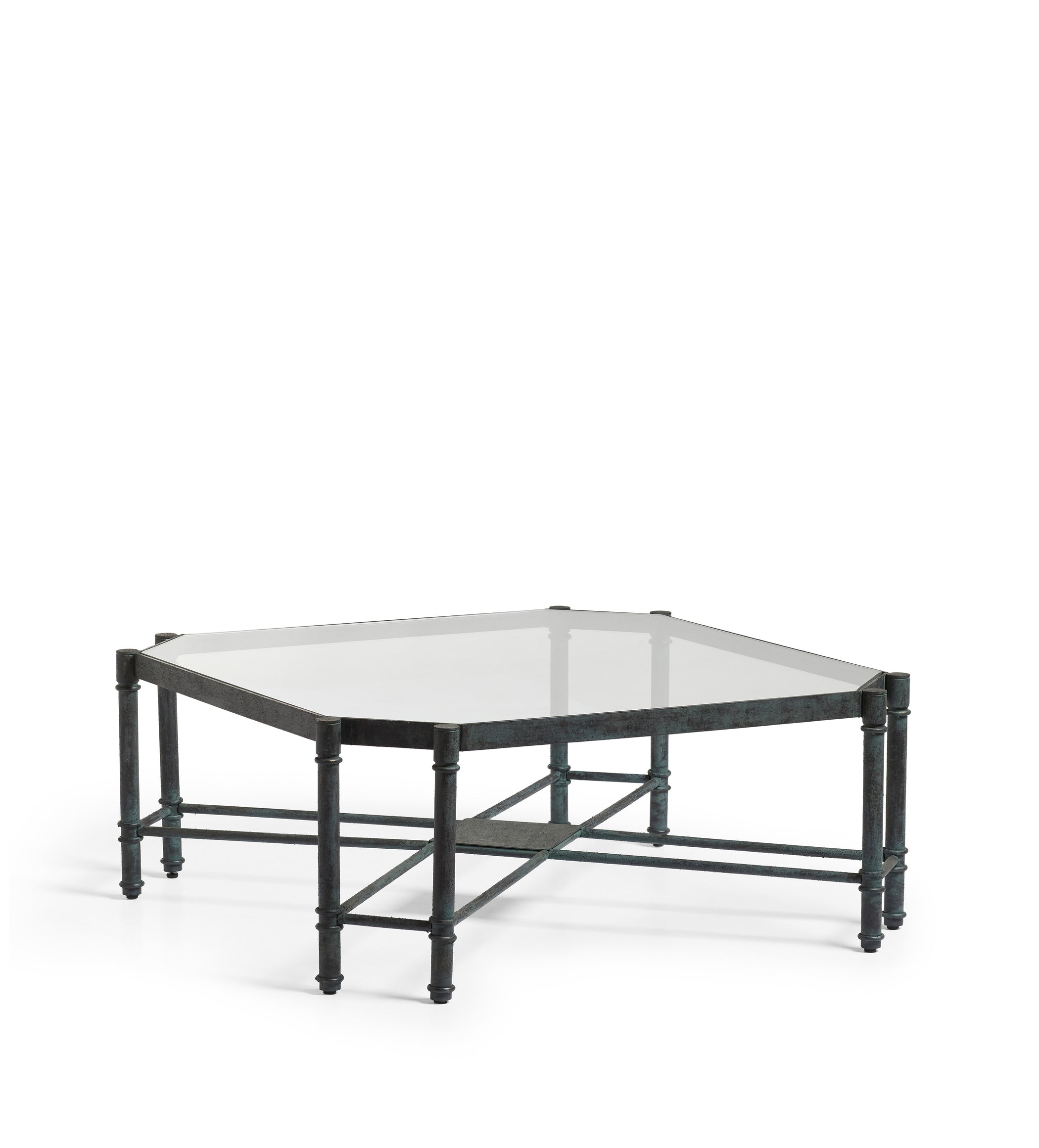 Karnataka Coffee Table - Verdigris